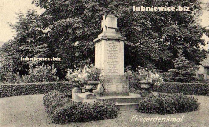 koenigswalde lubniewice kriegerdenkmal